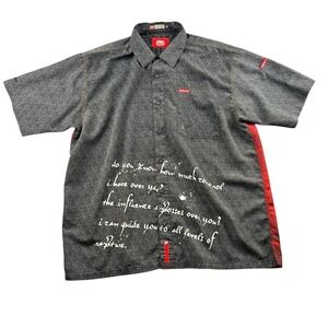 Echo Unlimited Button Up Shirt Men's Size‎ XL Short Sleeve "Control Influence"